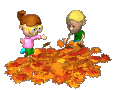 kids&leaves